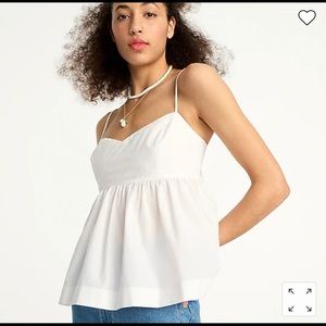 J. Crew Flowy Cotton Poplin Camisole